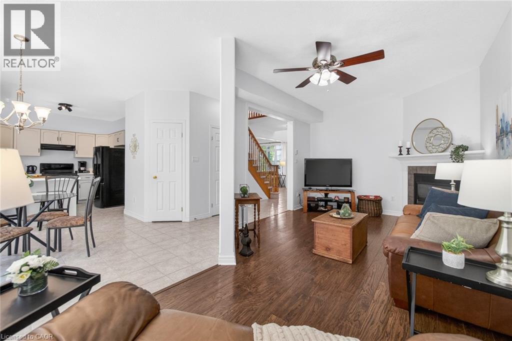 72 Beardmore Crescent, Acton, ON - Indoor Photo Showing Living Room With Fireplace