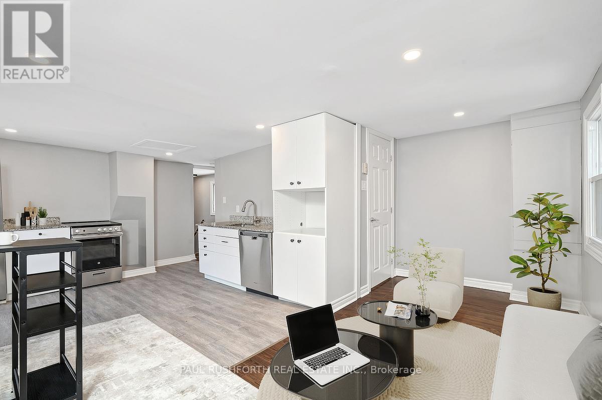 Unit B-Virtually Staged Living Room/Kitchen Area - 978 Admiral Avenue, Ottawa, ON - Indoor
