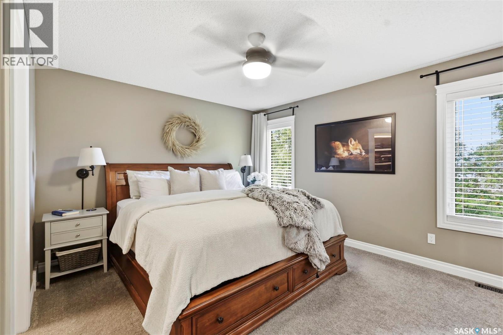 Rural Address / Naismith Acreage, Young, SK - Indoor Photo Showing Bedroom