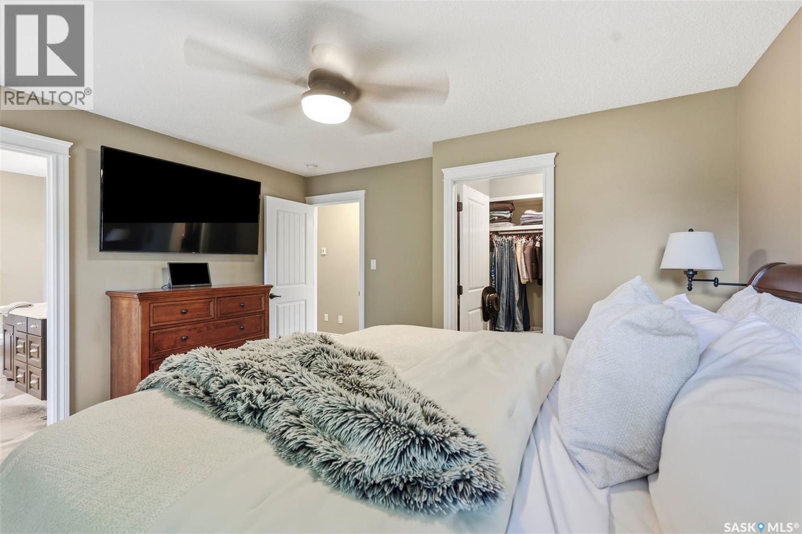 Rural Address / Naismith Acreage, Young, SK - Indoor Photo Showing Bedroom