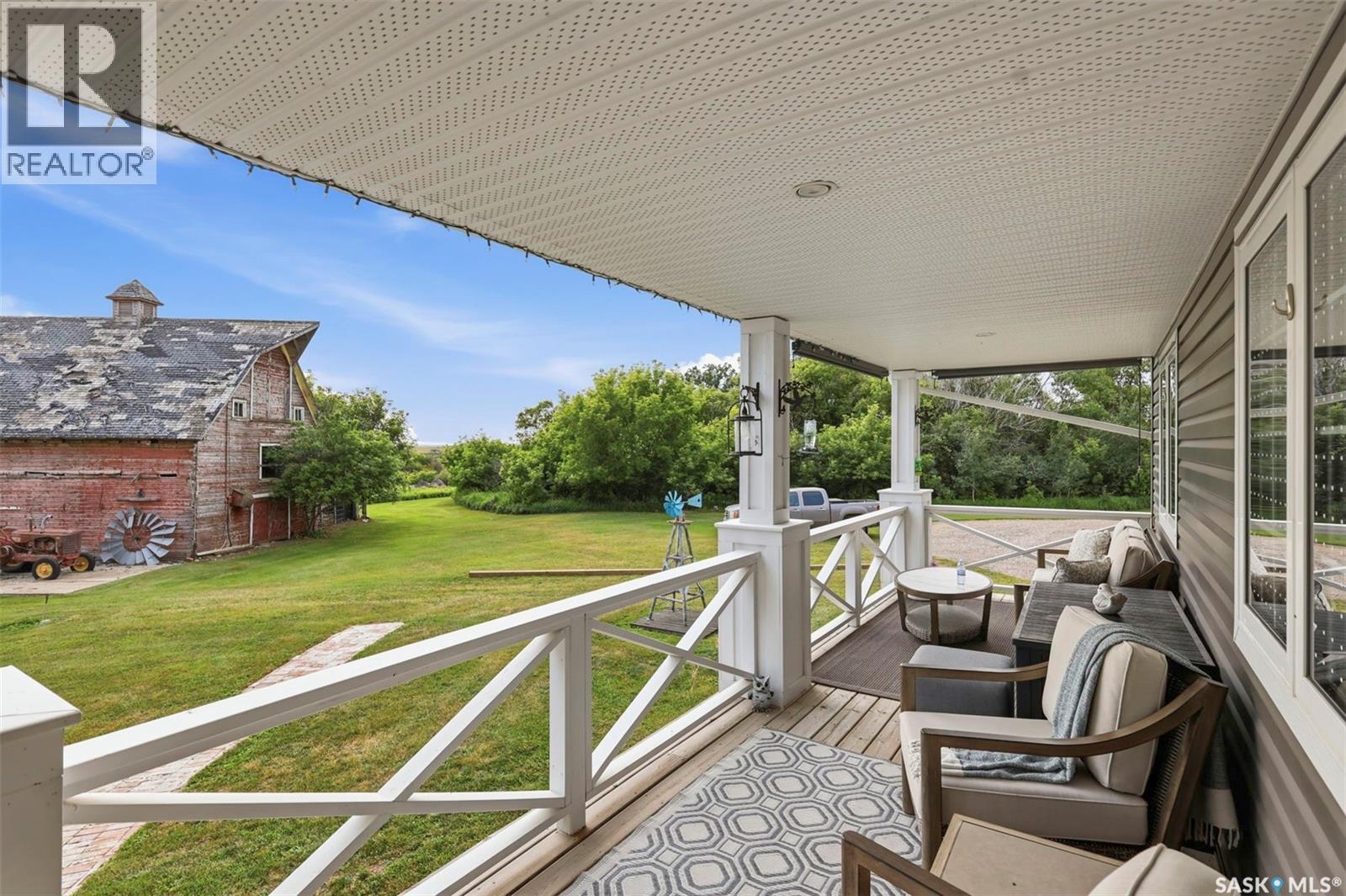 Rural Address / Naismith Acreage, Young, SK - Outdoor With Deck Patio Veranda With Exterior