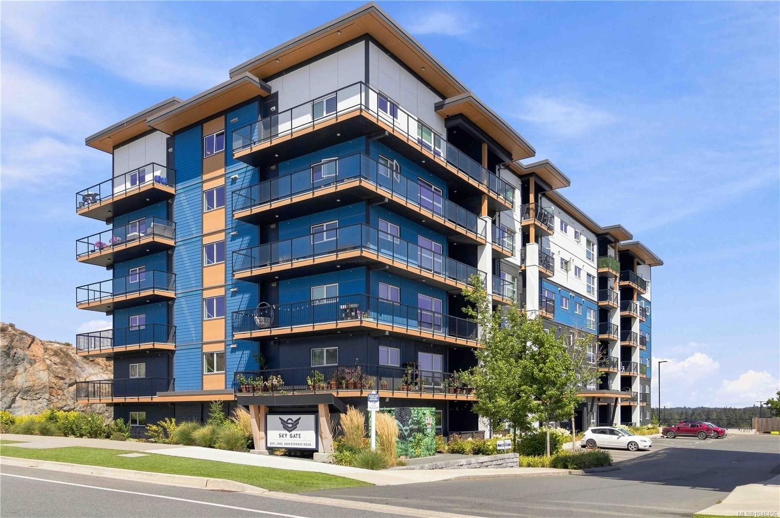 #206-2461 Gateway Rd, Langford, BC - Outdoor With Balcony With Facade