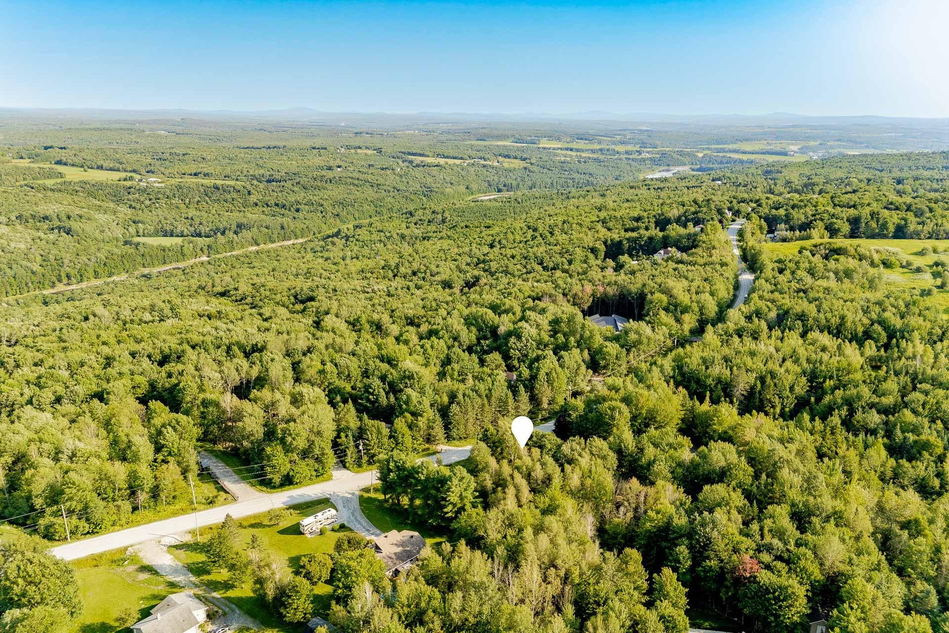 Aerial View - Ch. Biron, Ascot Corner, QC