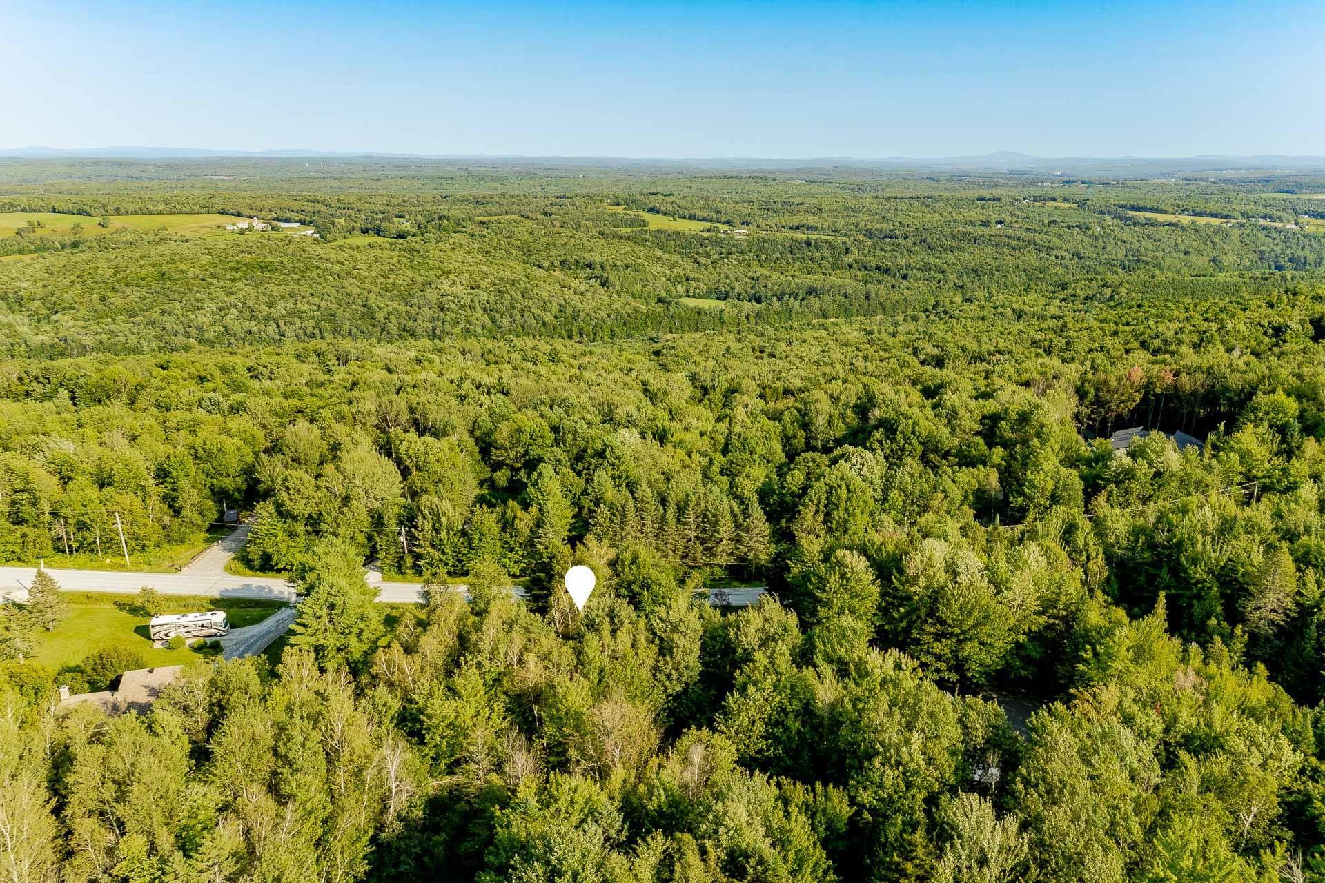 Aerial View - Ch. Biron, Ascot Corner, QC