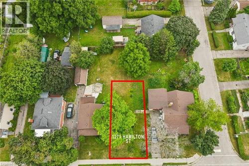 Expansive lot featuring mature tree coverage and lush landscaping throughout - 1271 Hamilton Street, Cambridge, ON 