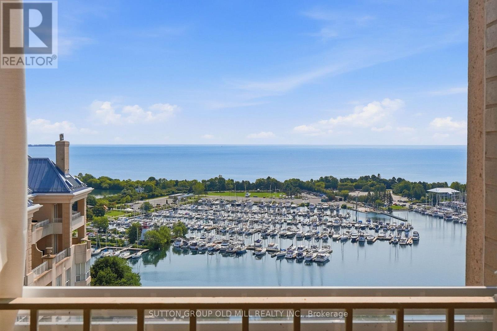 Marina/Lale View From Terrace - 1908 - 2285 Lake Shore Boulevard W, Toronto, ON - Outdoor With Body Of Water With Balcony With View