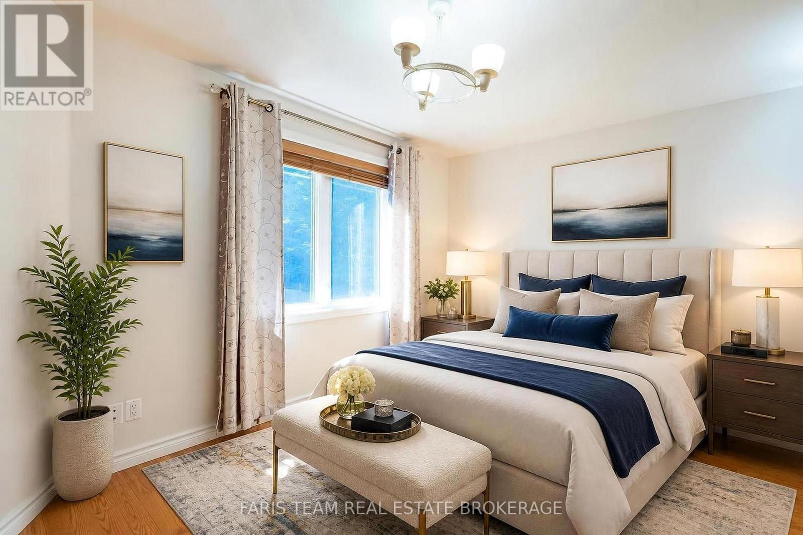 Virtually staged - 91 Maryjane Road, Tiny, ON - Indoor Photo Showing Bedroom