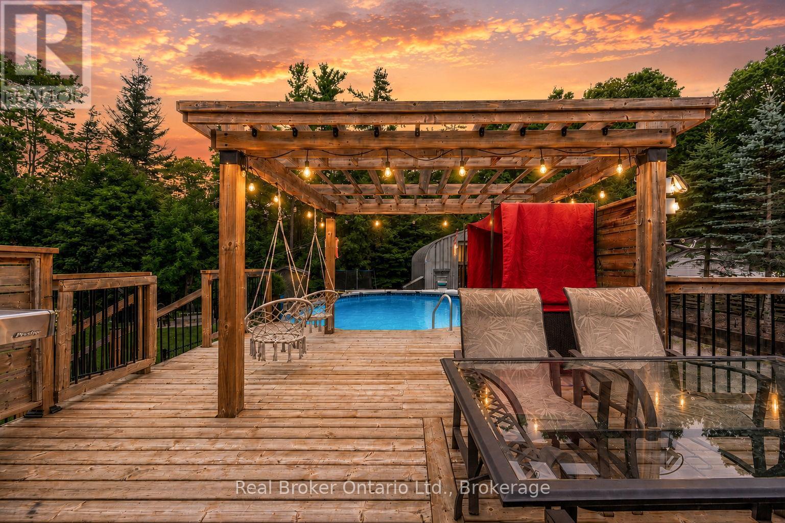 1819 Old Second Road S, Springwater, ON - Outdoor With Above Ground Pool