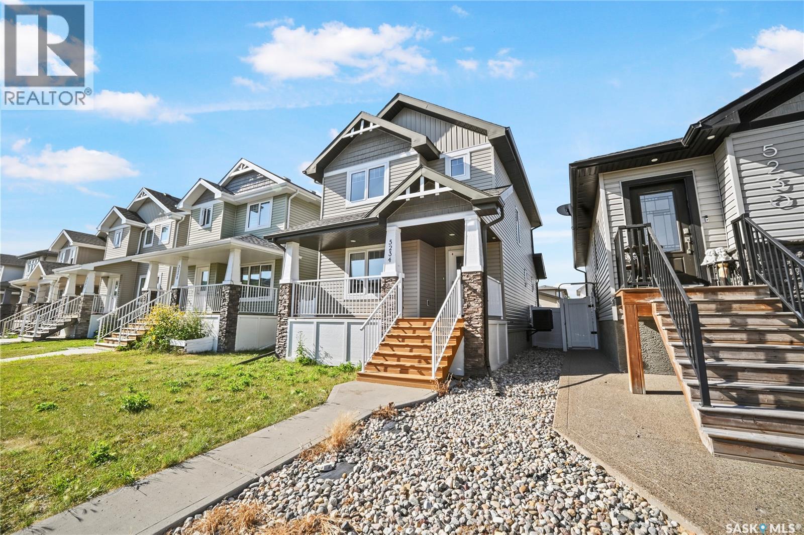 5234 Campling Avenue, Regina, SK - Outdoor With Deck Patio Veranda With Facade