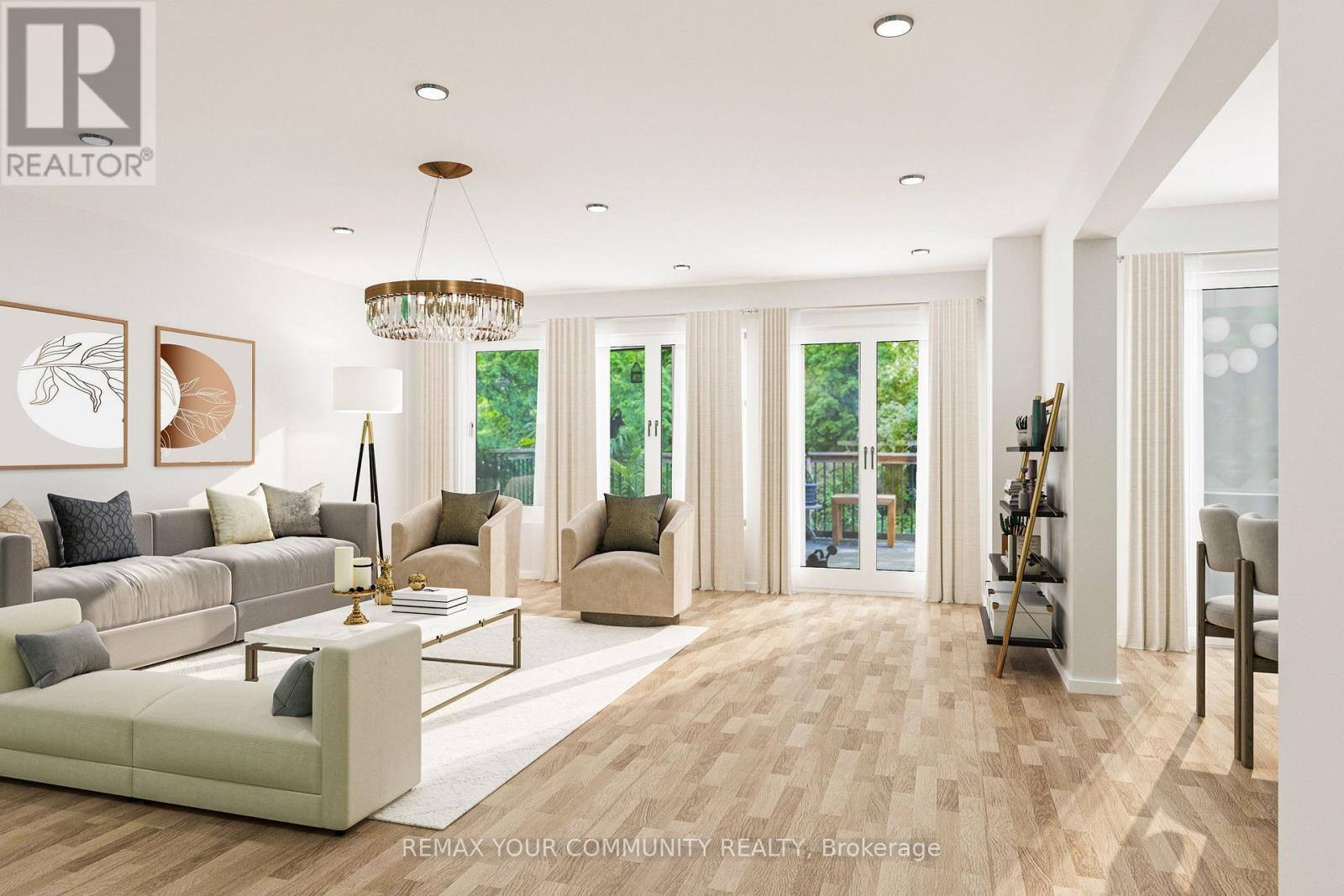 Virtual Renovation - 39 Cadillac Avenue, Toronto, ON - Indoor Photo Showing Living Room