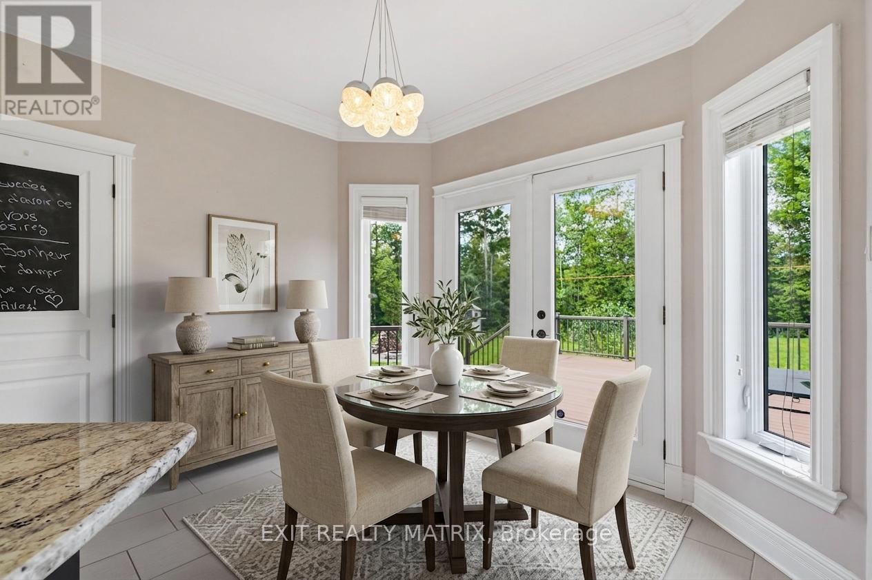Virtually Staged - 501 Du Parc Road, Champlain, ON - Indoor Photo Showing Dining Room