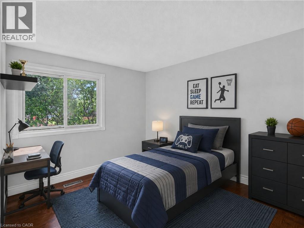 Virtually Staged. - 3401 Rockwood Drive, Burlington, ON - Indoor Photo Showing Bedroom