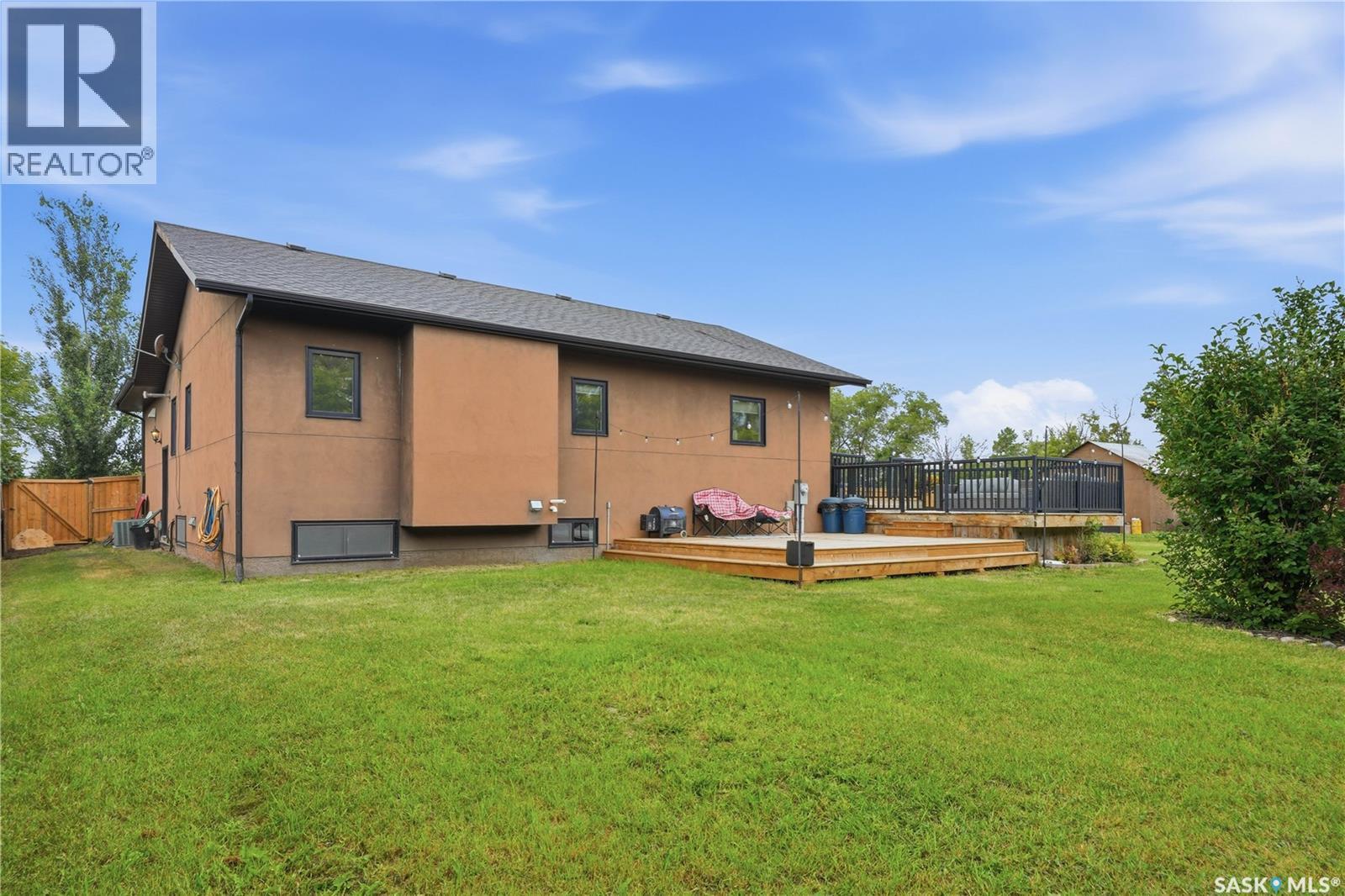 123 Railway Avenue, Dundurn, SK - Outdoor With Deck Patio Veranda With Exterior