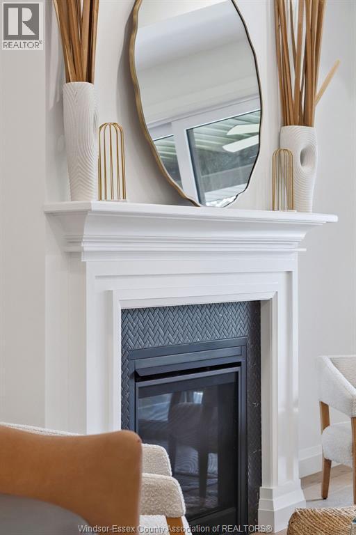 485 Maple, Lasalle, ON - Indoor Photo Showing Living Room With Fireplace