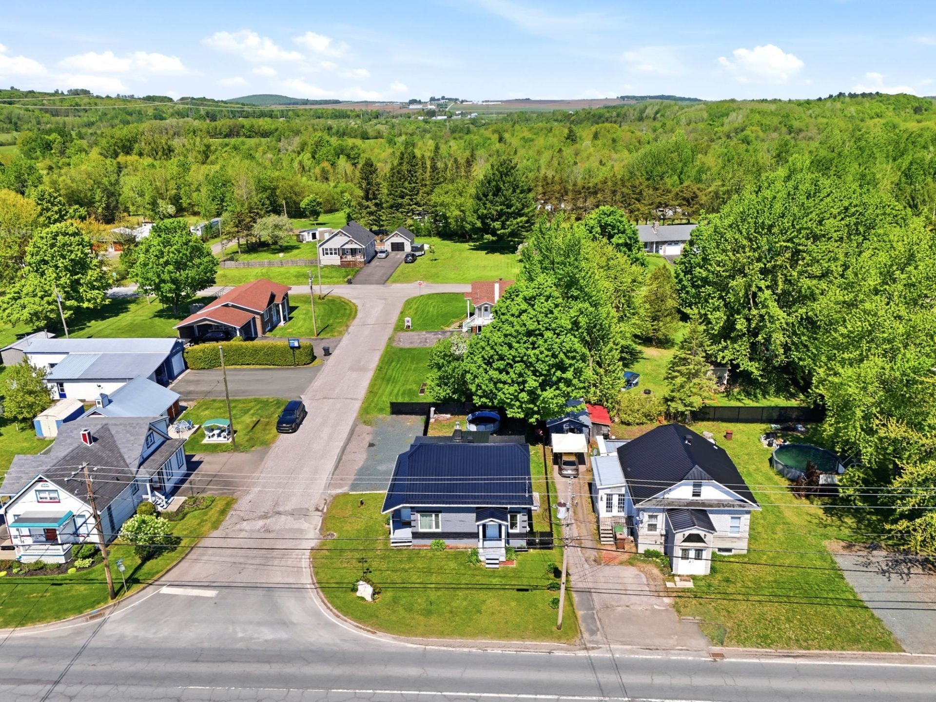 Aerial View - 1397 Route 116, Danville, QC - Outdoor With View