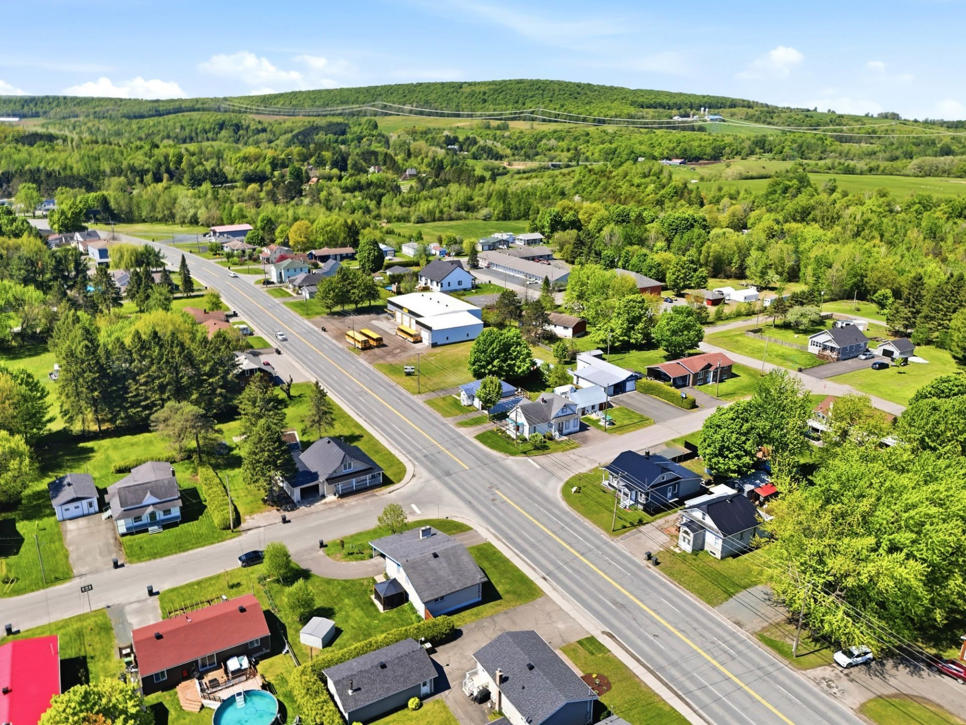 Aerial View - 1397 Route 116, Danville, QC - Outdoor With View