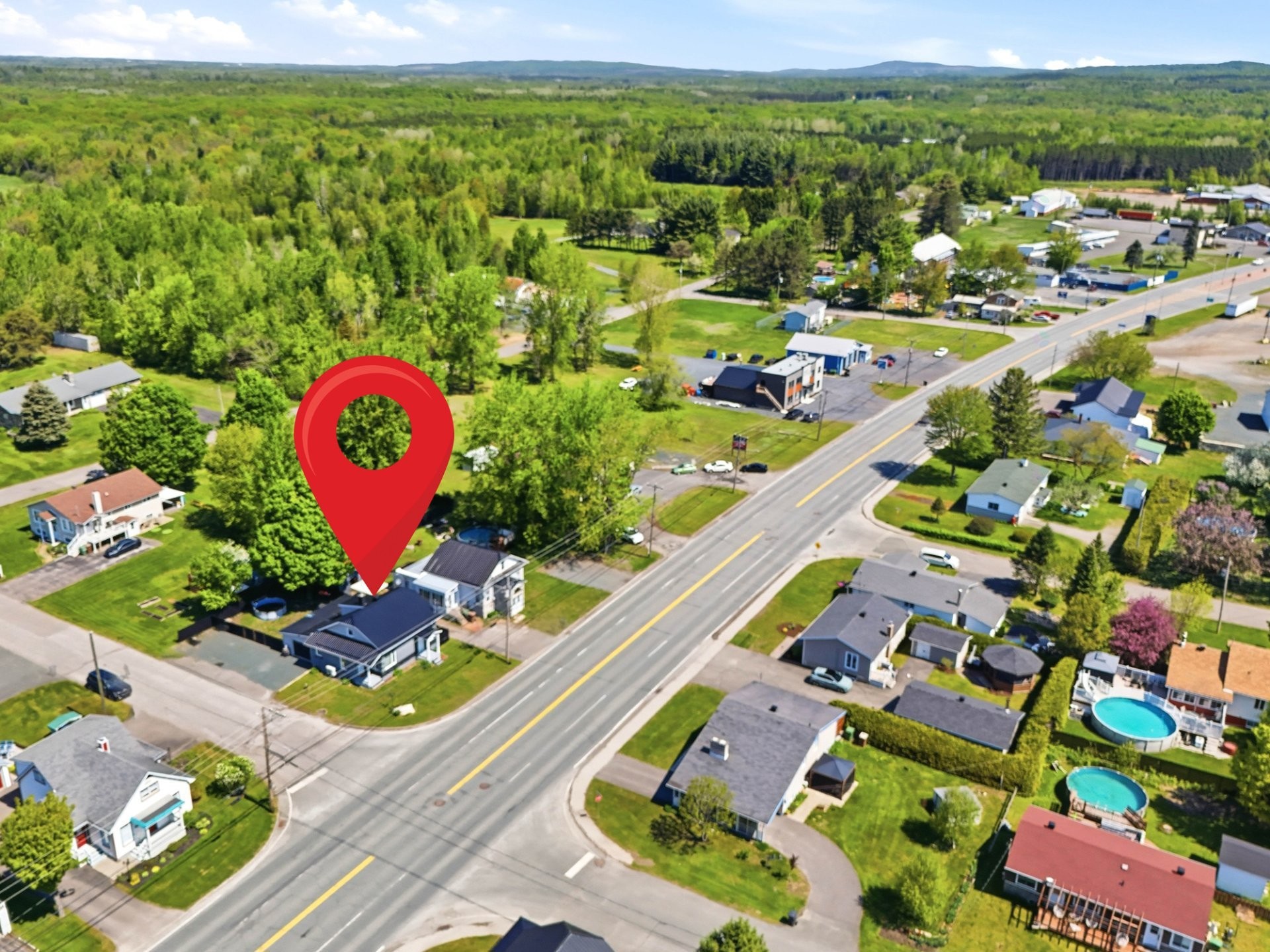 Aerial View - 1397 Route 116, Danville, QC - Outdoor With View