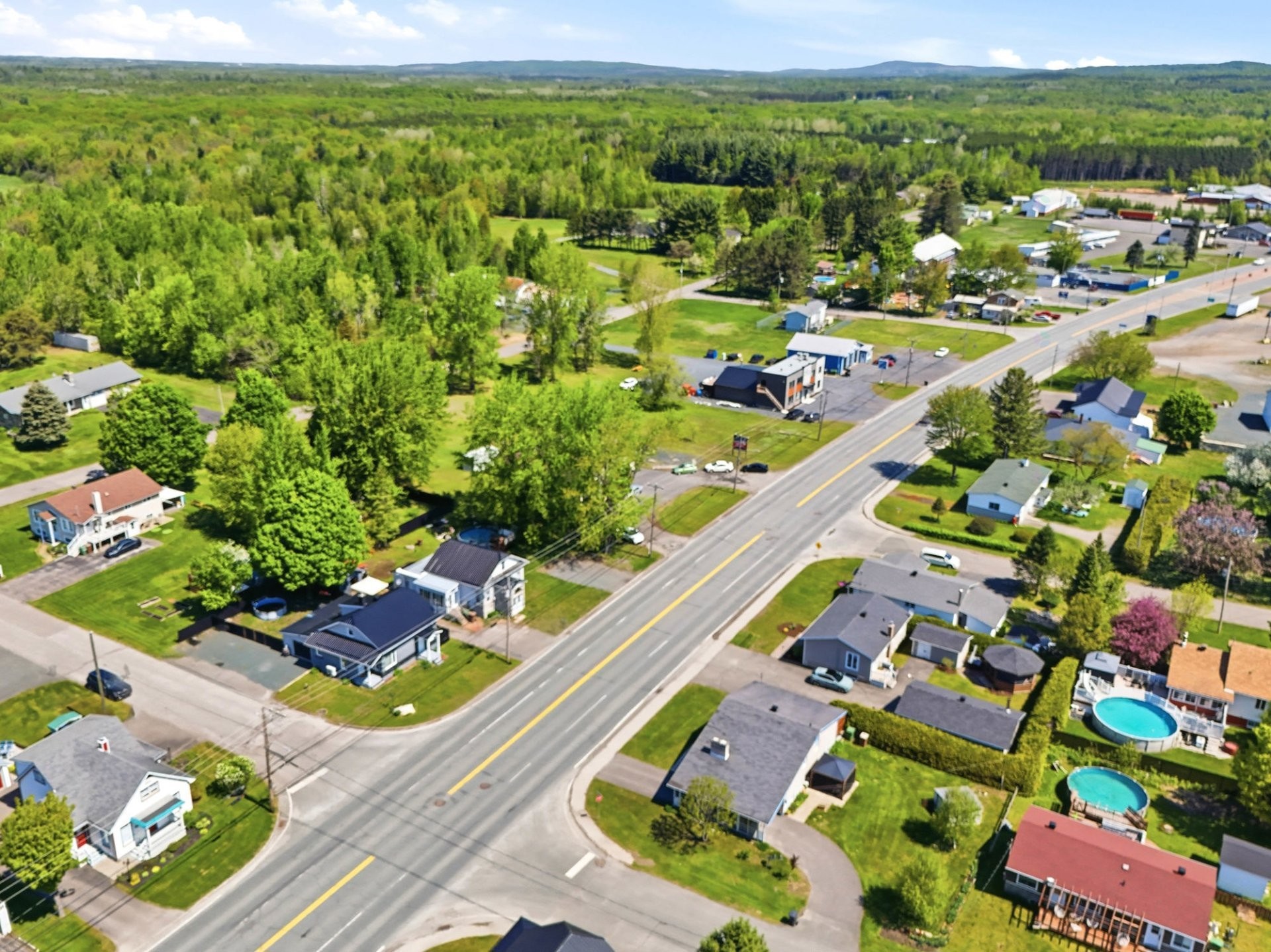 Aerial View - 1397 Route 116, Danville, QC - Outdoor With View