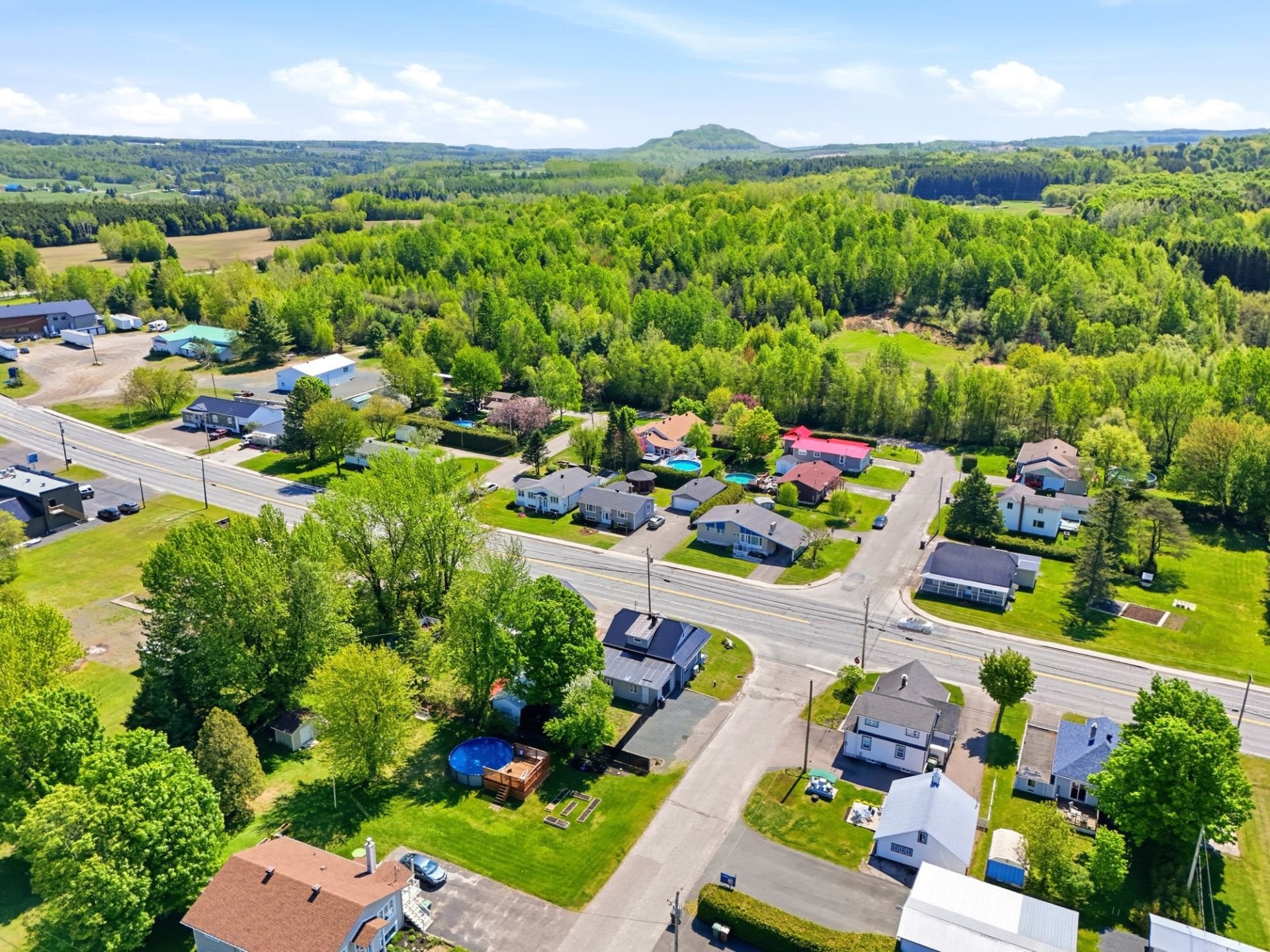 Aerial View - 1397 Route 116, Danville, QC - Outdoor With View