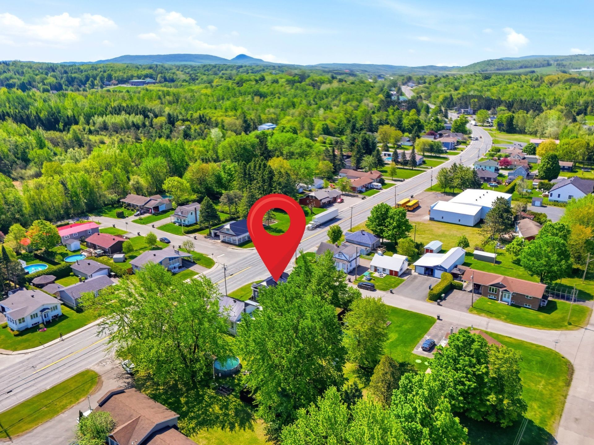 Aerial View - 1397 Route 116, Danville, QC - Outdoor With View