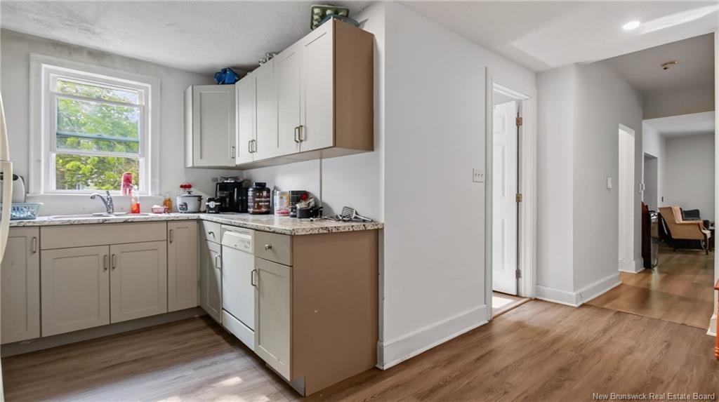 42 Railway, Moncton, NB - Indoor Photo Showing Kitchen With Double Sink