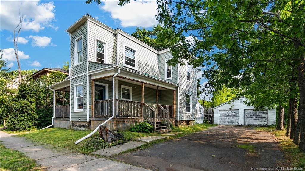 42 Railway, Moncton, NB - Outdoor With Deck Patio Veranda With Facade