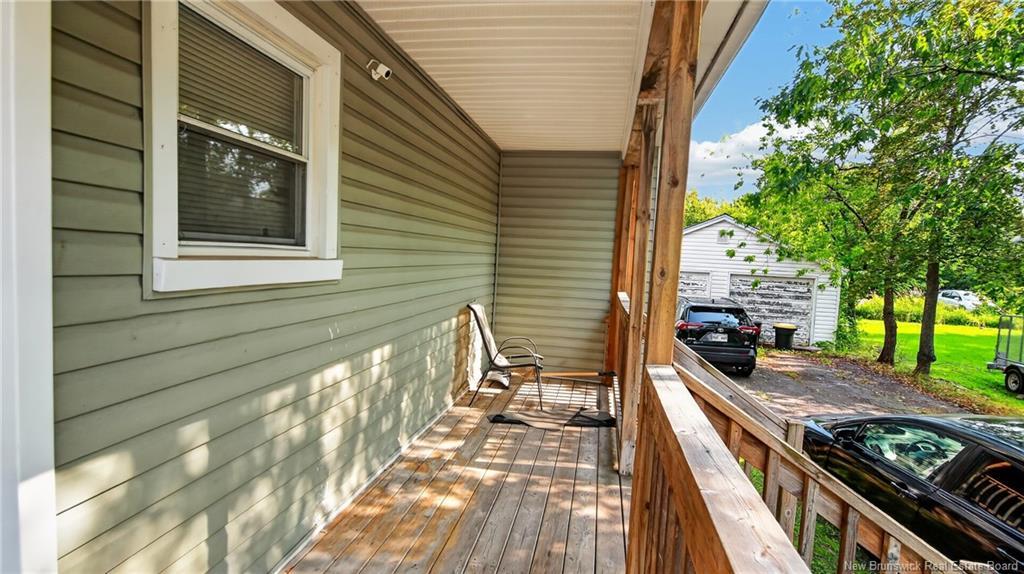 42 Railway, Moncton, NB - Outdoor With Deck Patio Veranda With Exterior