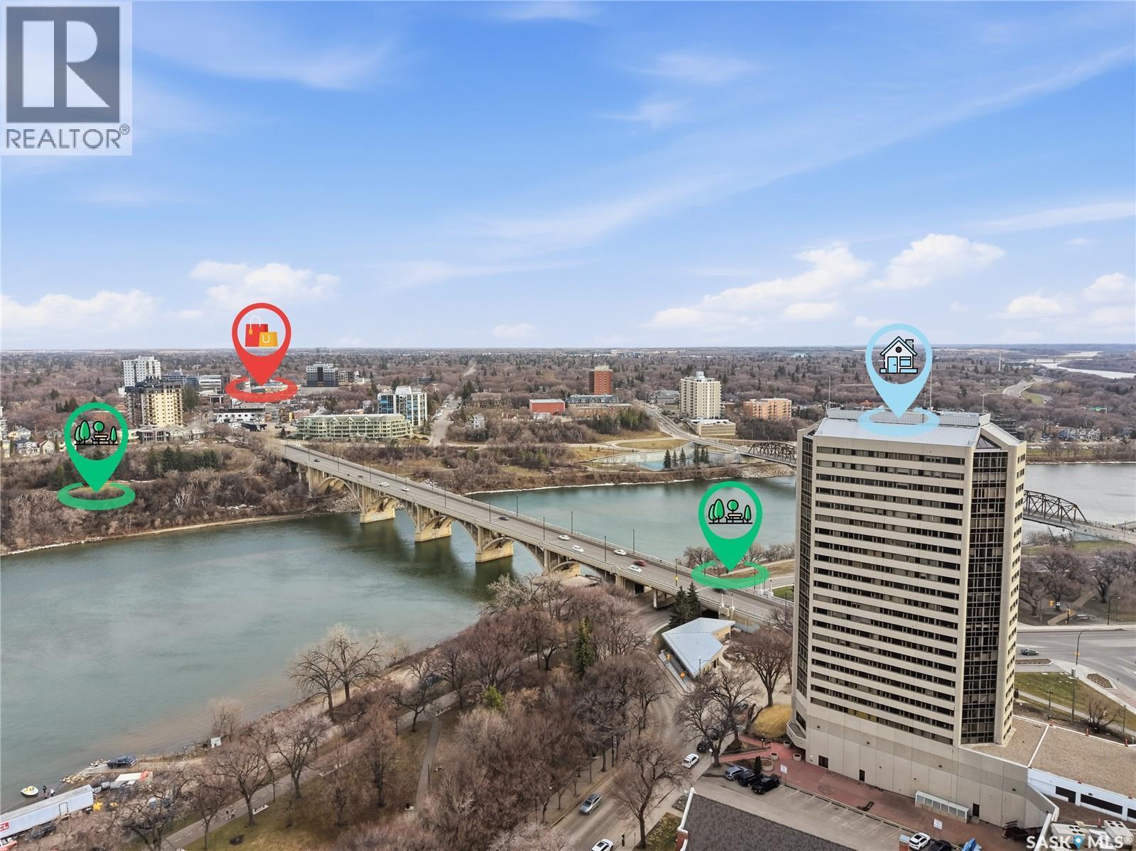 650 424 Spadina Crescent E, Saskatoon, SK - Outdoor With Body Of Water With View