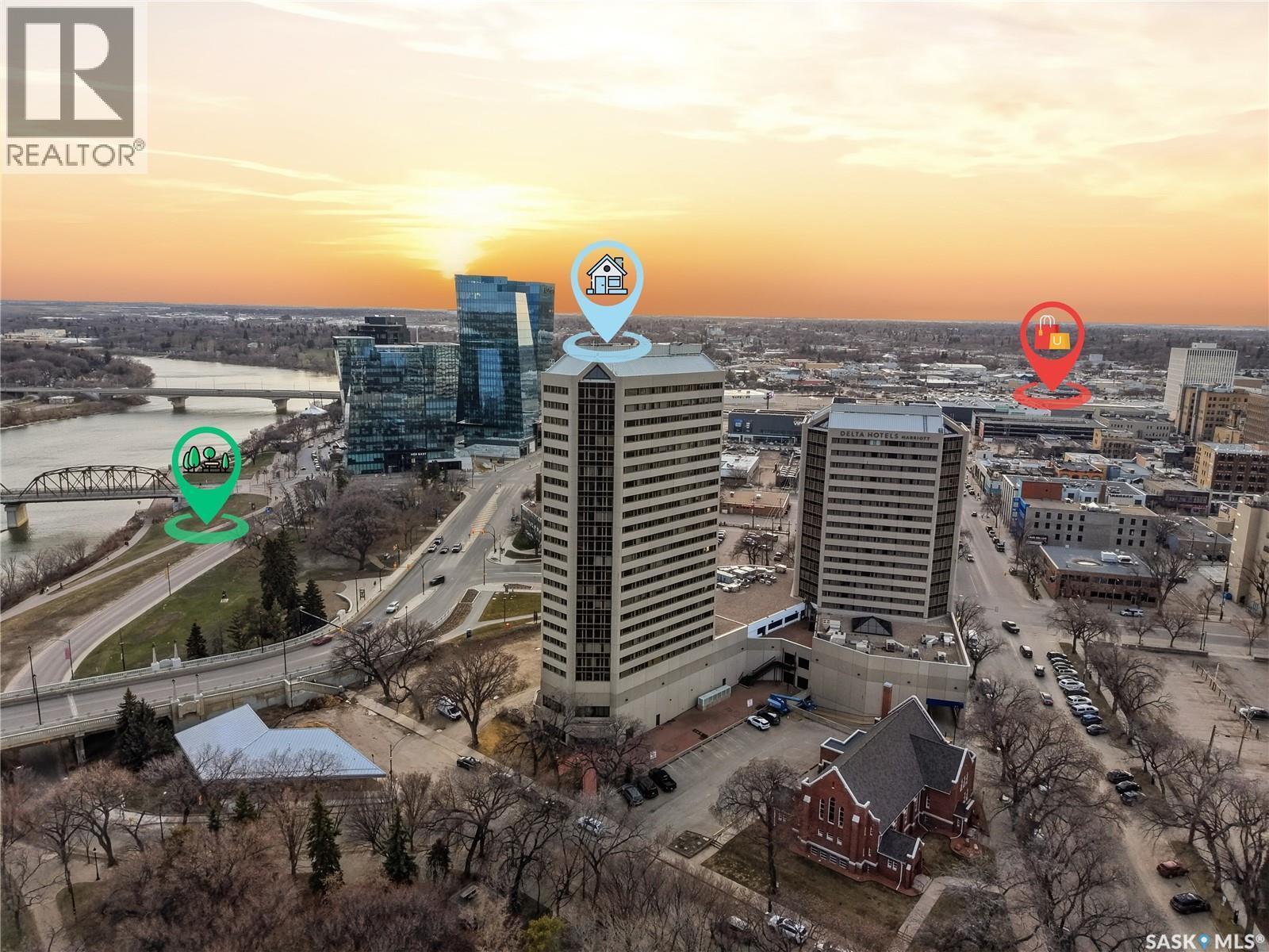 650 424 Spadina Crescent E, Saskatoon, SK - Outdoor With View