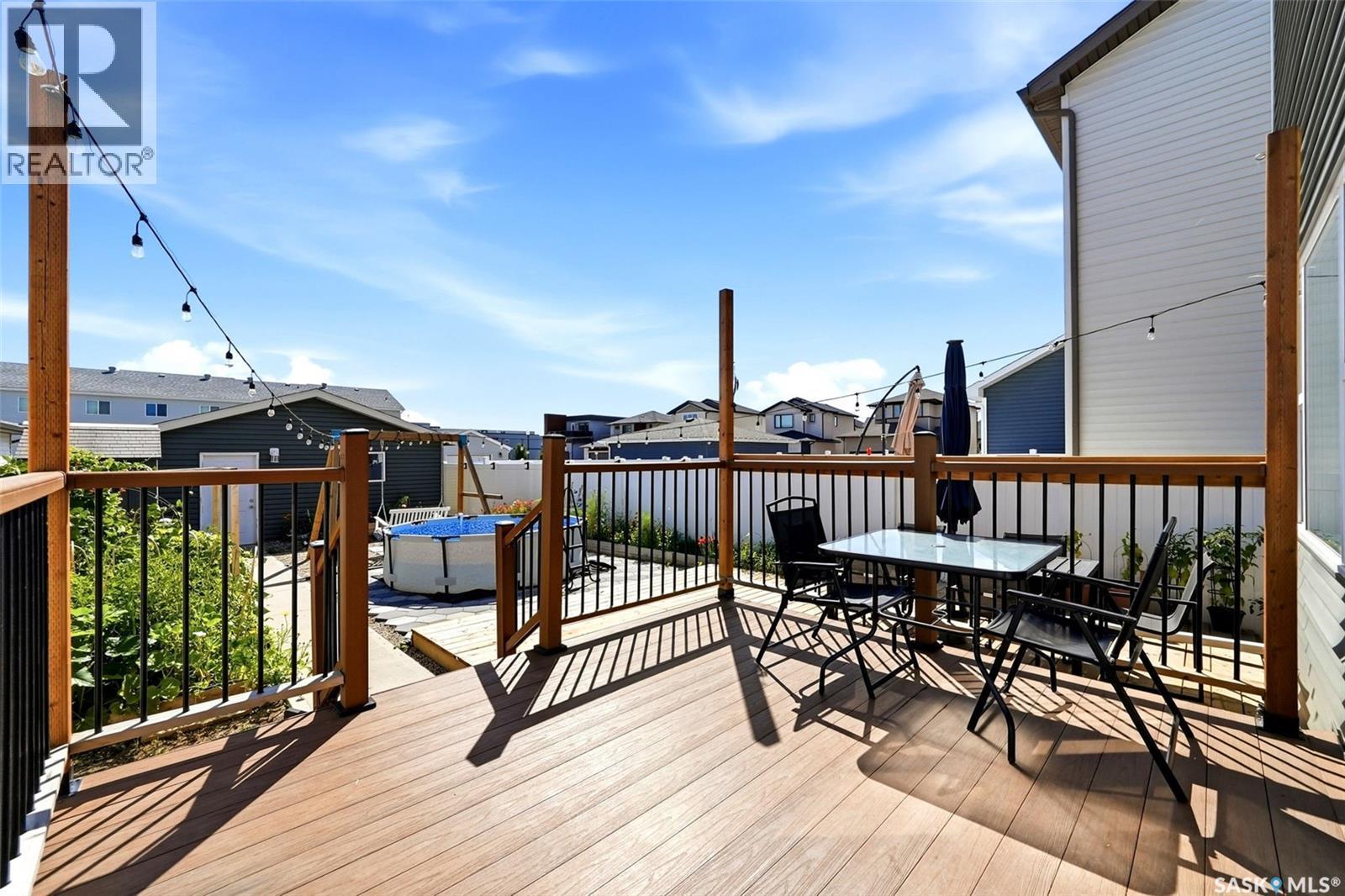 3409 Green Jade Lane, Regina, SK - Outdoor With Deck Patio Veranda With Exterior