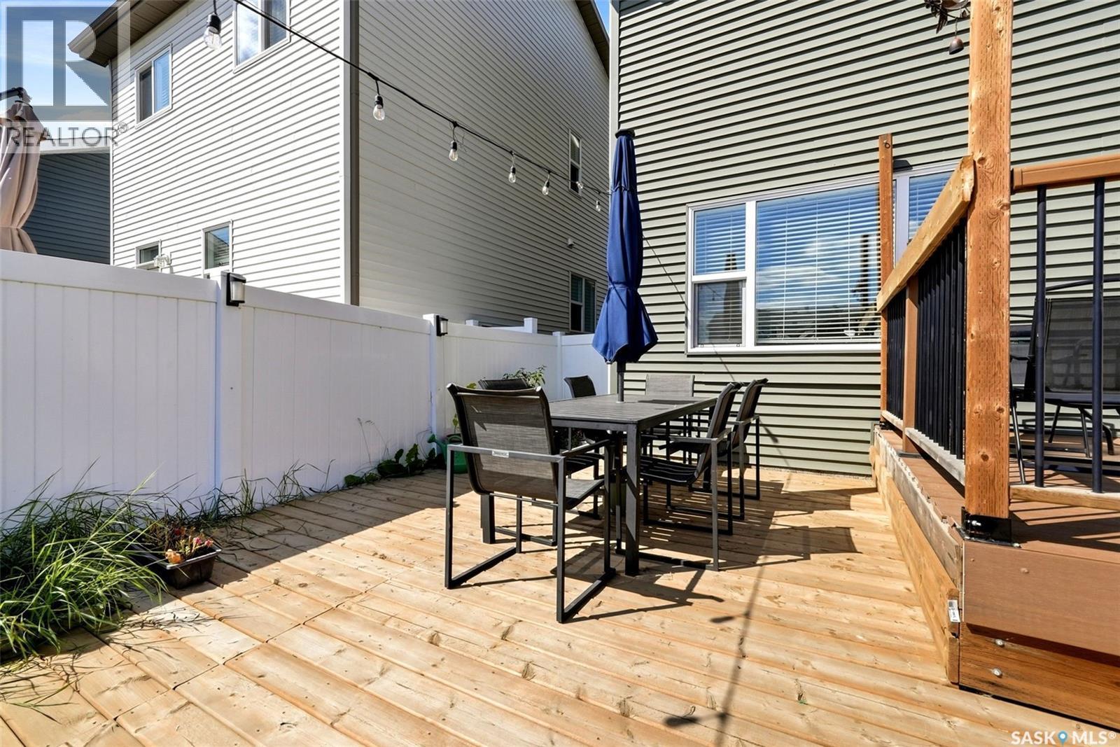 3409 Green Jade Lane, Regina, SK - Outdoor With Deck Patio Veranda With Exterior