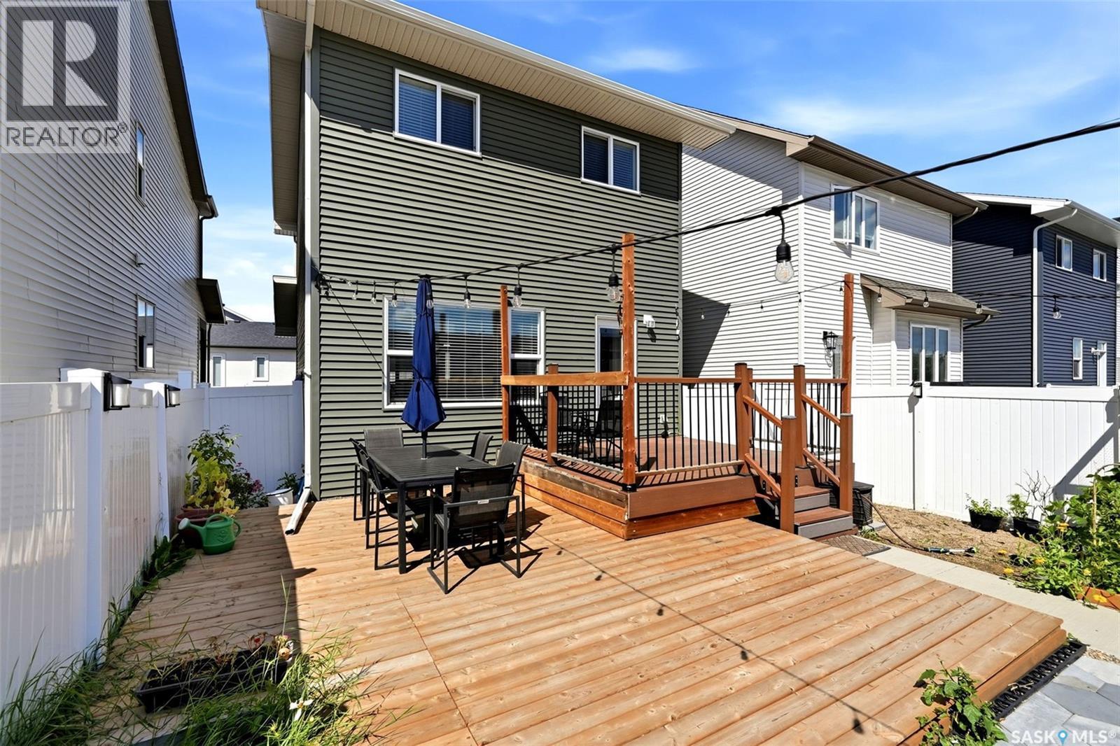 3409 Green Jade Lane, Regina, SK - Outdoor With Deck Patio Veranda With Exterior