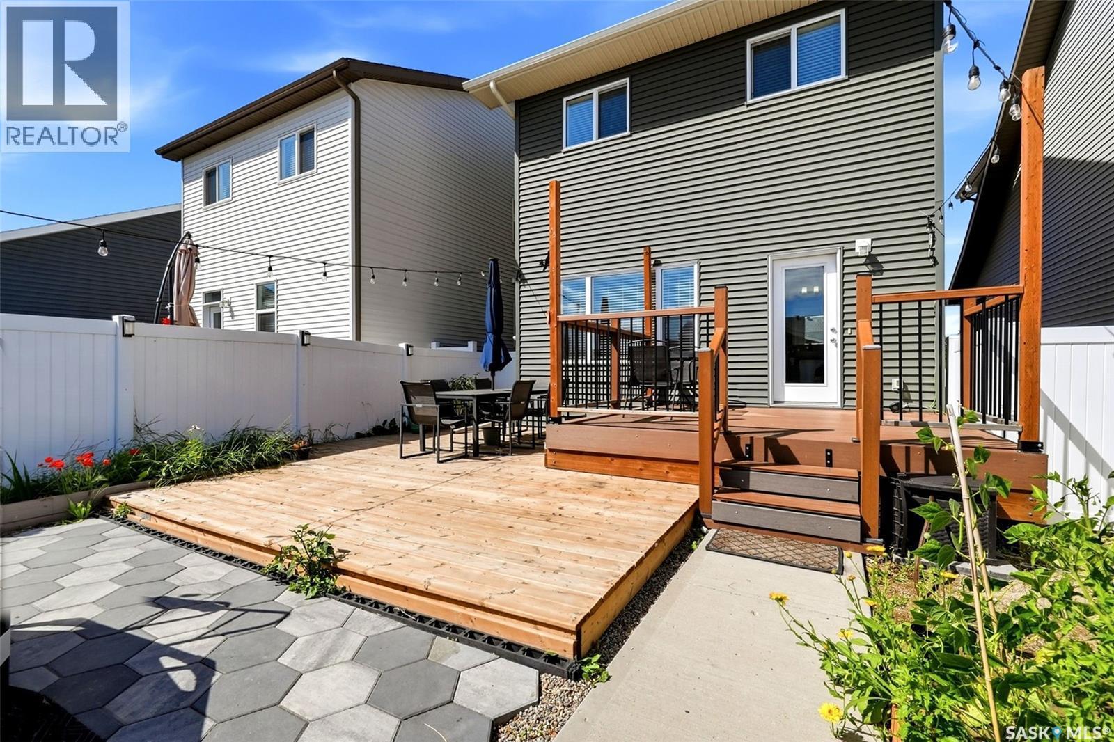 3409 Green Jade Lane, Regina, SK - Outdoor With Deck Patio Veranda With Exterior