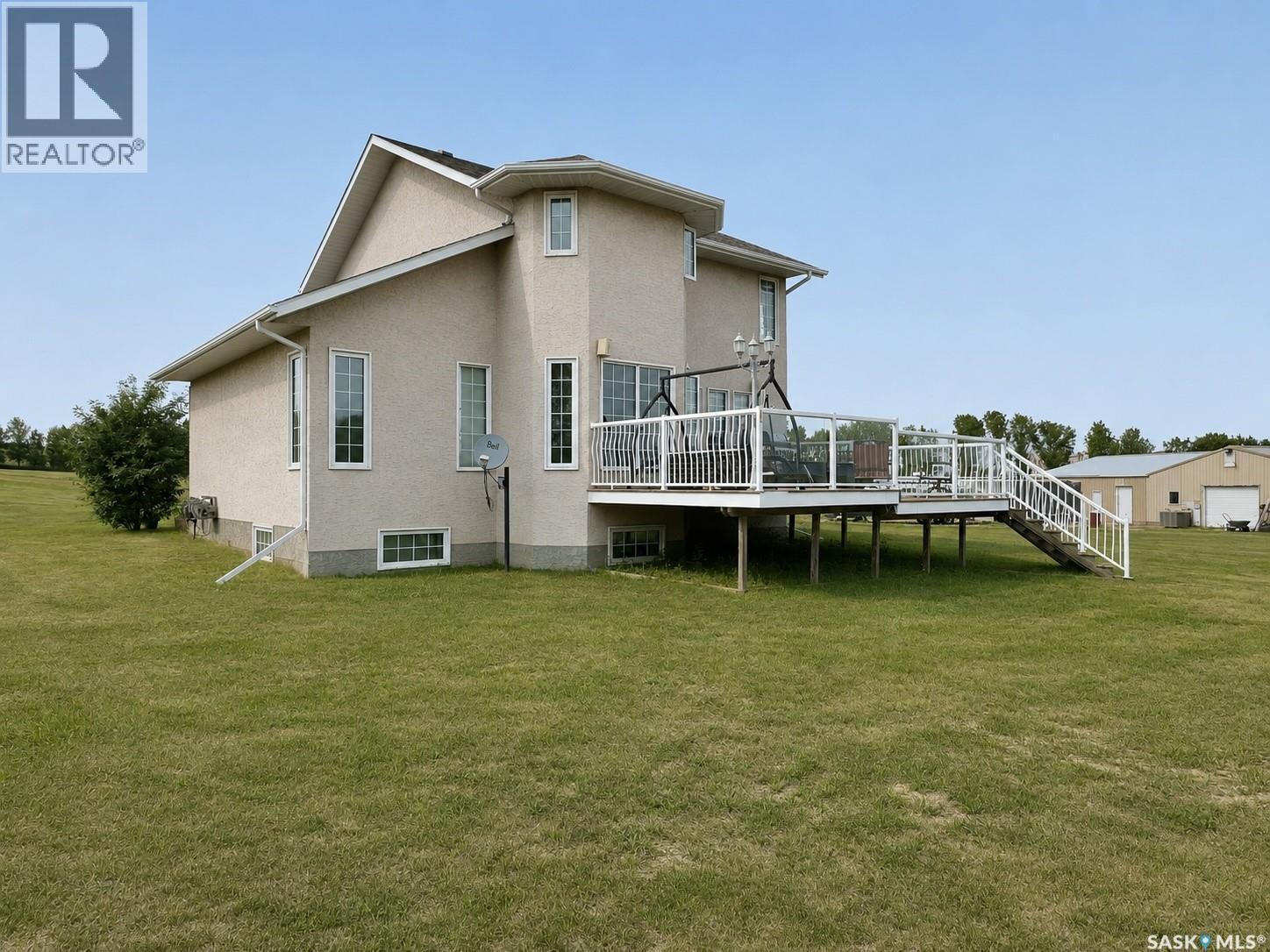 Mcdonald Acreage, Weyburn Rm No. 67, SK - Outdoor With Deck Patio Veranda With Exterior