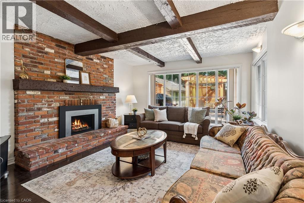 695 Front Road, Pickering, ON - Indoor Photo Showing Living Room With Fireplace