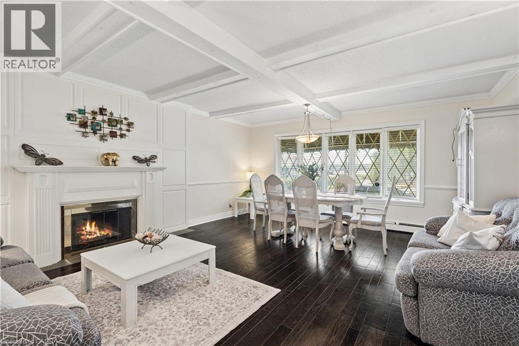 695 Front Road, Pickering, ON - Indoor Photo Showing Living Room With Fireplace
