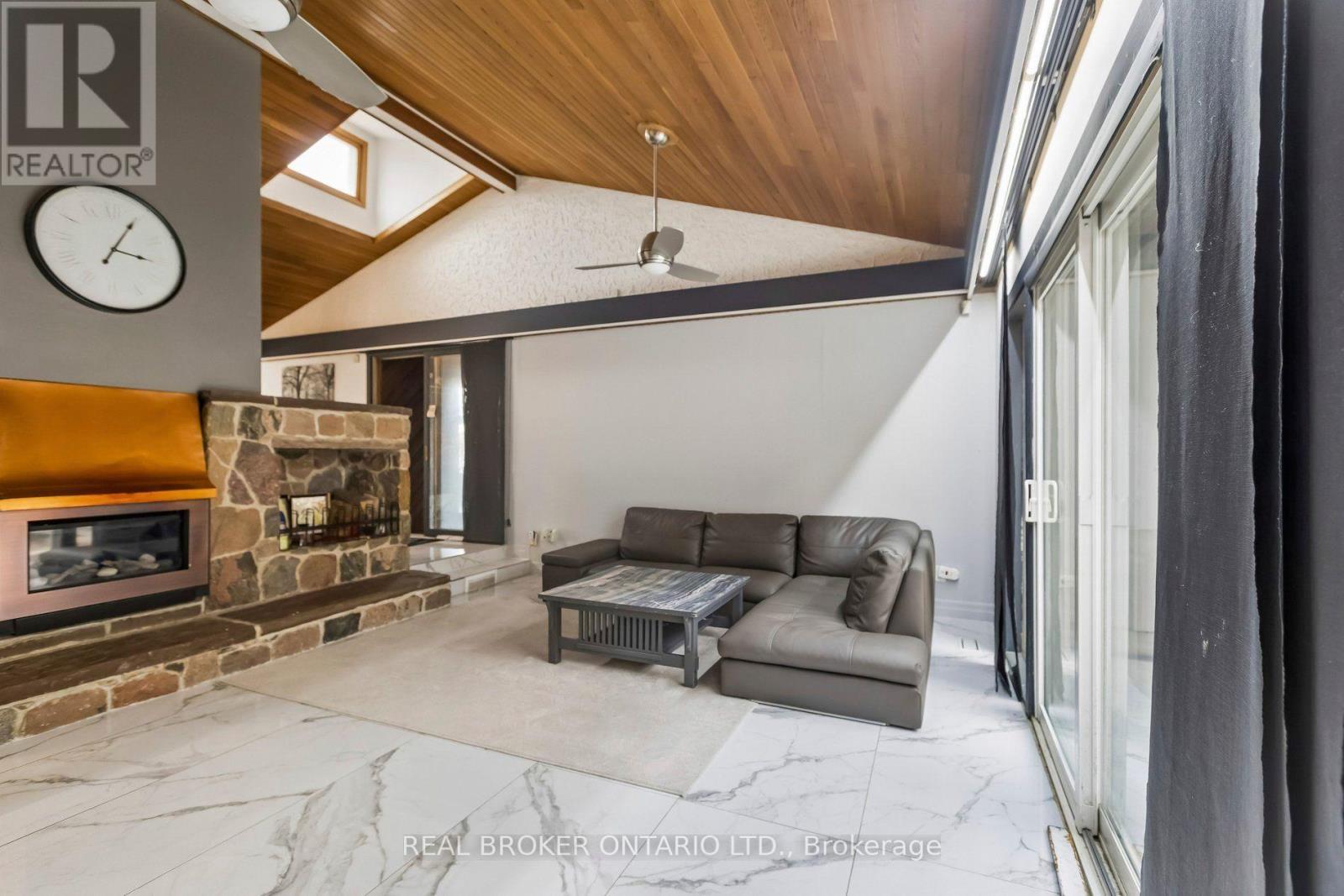 3 Chicopee Terrace, Kitchener, ON - Indoor With Fireplace