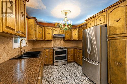 218 Macaulay Street E, Hamilton, ON - Indoor Photo Showing Kitchen With Double Sink