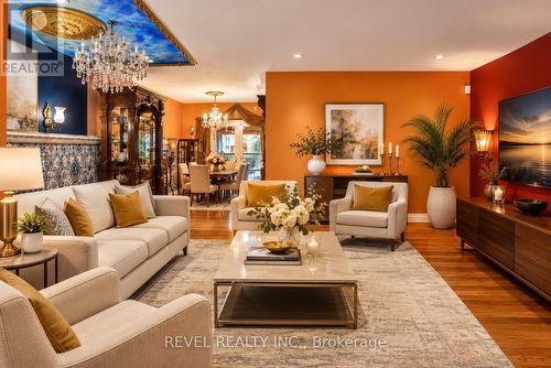 Virtually Staged - 218 Macaulay Street E, Hamilton, ON - Indoor Photo Showing Living Room