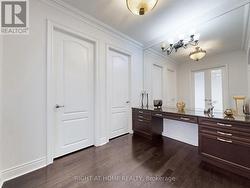 His & hers walk in closets. - 