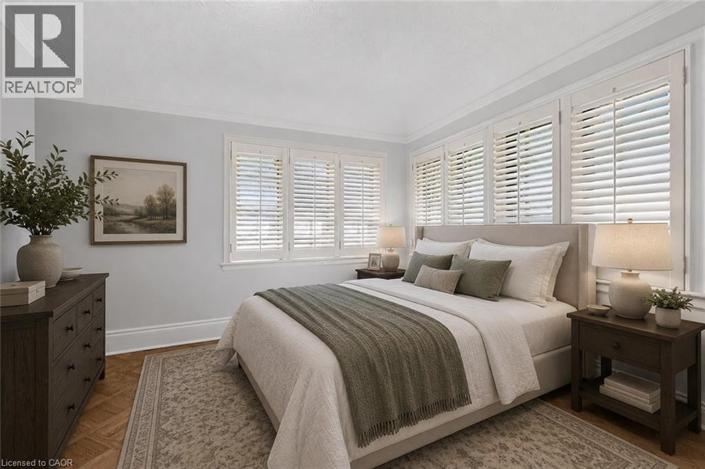 Virtually Staged - 4 Forsyth Avenue N, Hamilton, ON - Indoor Photo Showing Bedroom