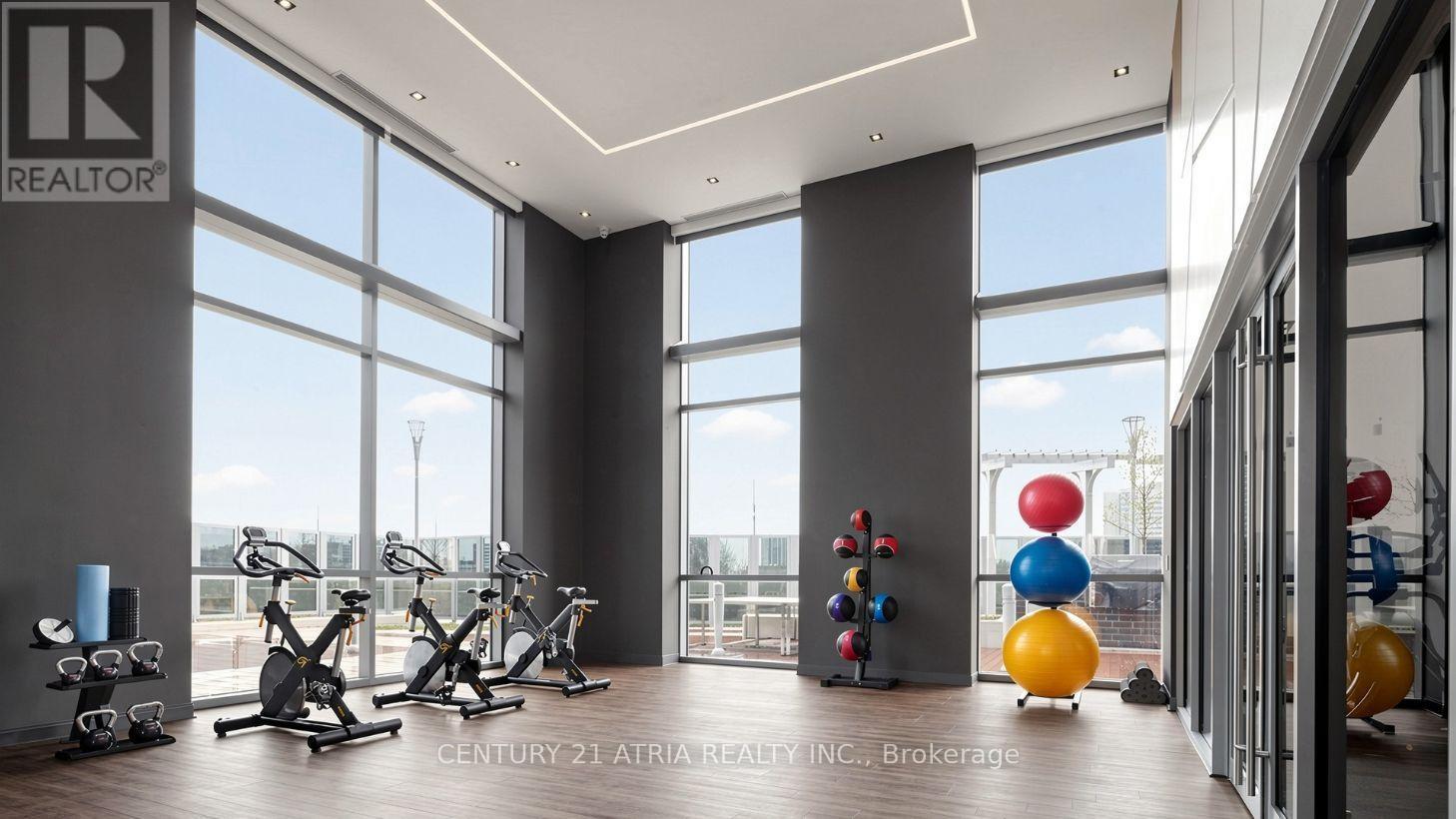 2919 - 275 Village Green Square, Toronto, ON - Indoor Photo Showing Gym Room