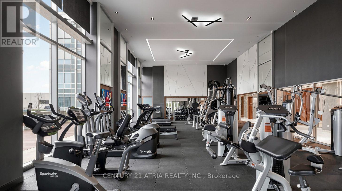 2919 - 275 Village Green Square, Toronto, ON - Indoor Photo Showing Gym Room
