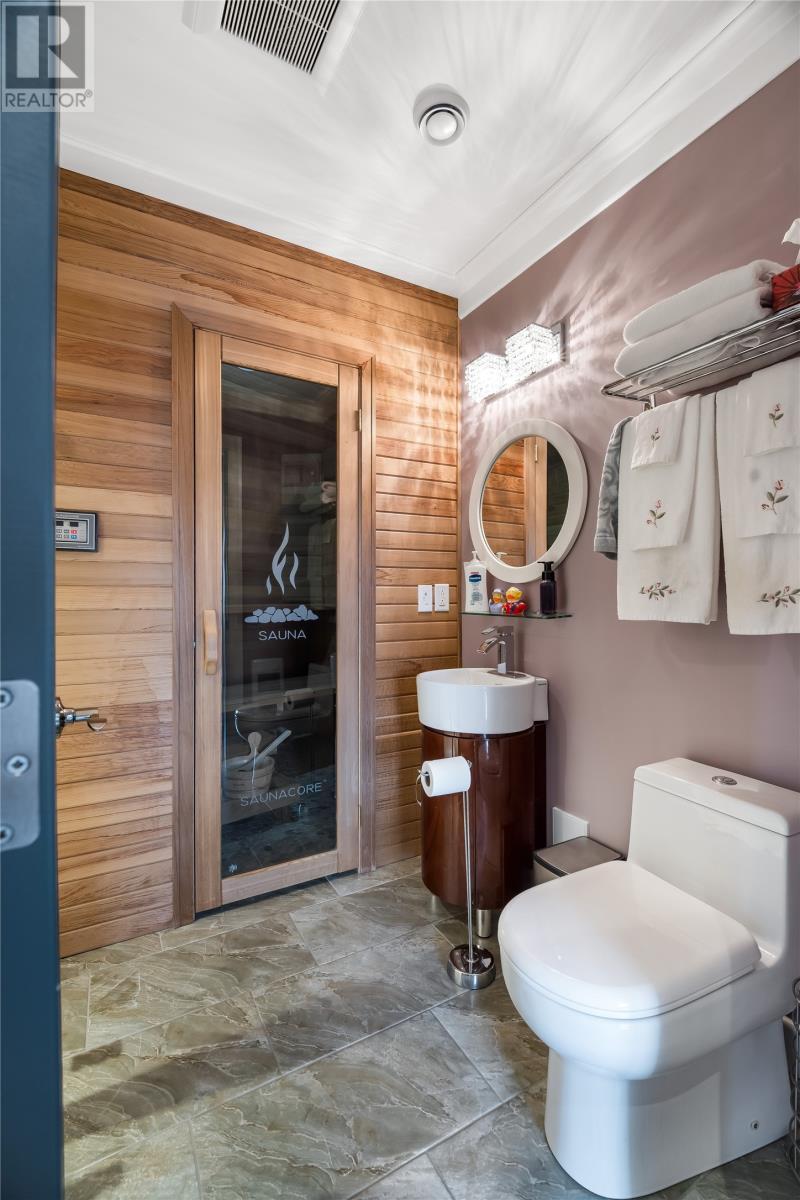 Main floor sauna - 110 Summit Drive, Paradise, NL - Indoor Photo Showing Bathroom