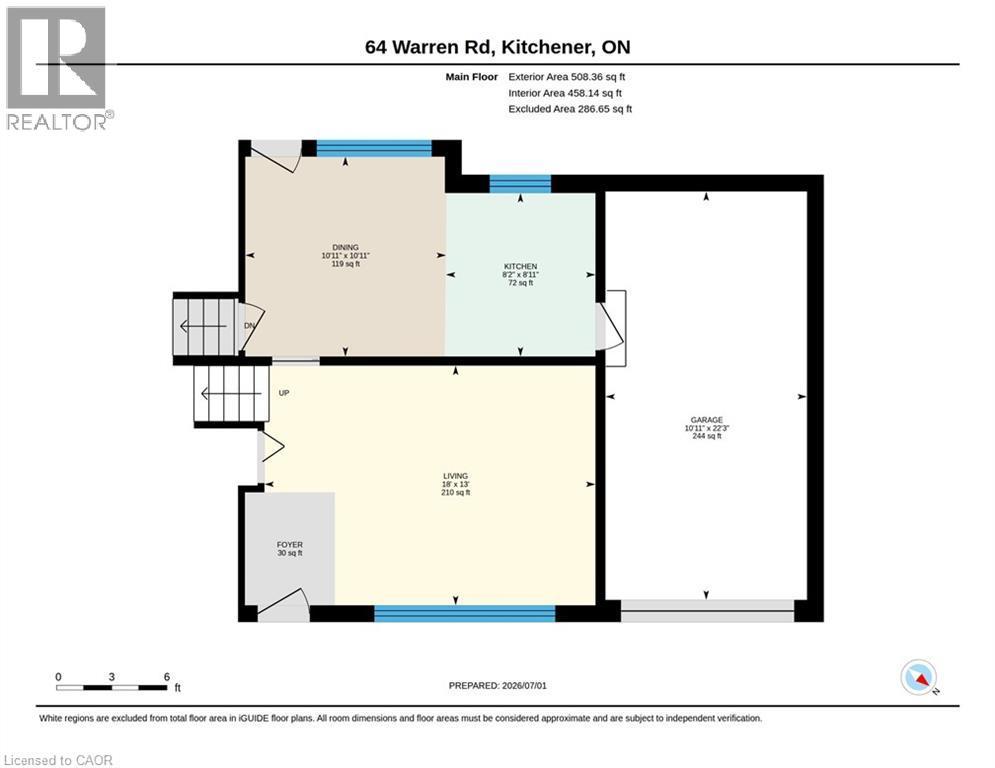 Floor plan - 64 Warren Road, Kitchener, ON - Other