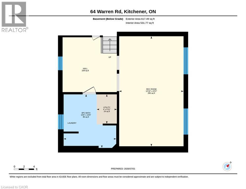 Floor plan - 64 Warren Road, Kitchener, ON - Other