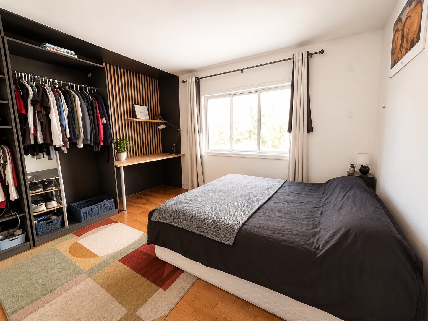 Bedroom - 3-1678 Rue Grand Trunk, Montréal (Le Sud-Ouest), QC - Indoor Photo Showing Bedroom