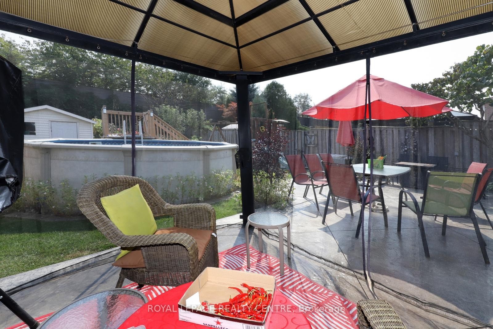 598 Pilcom Court, Mississauga, ON - Outdoor With Above Ground Pool With Deck Patio Veranda