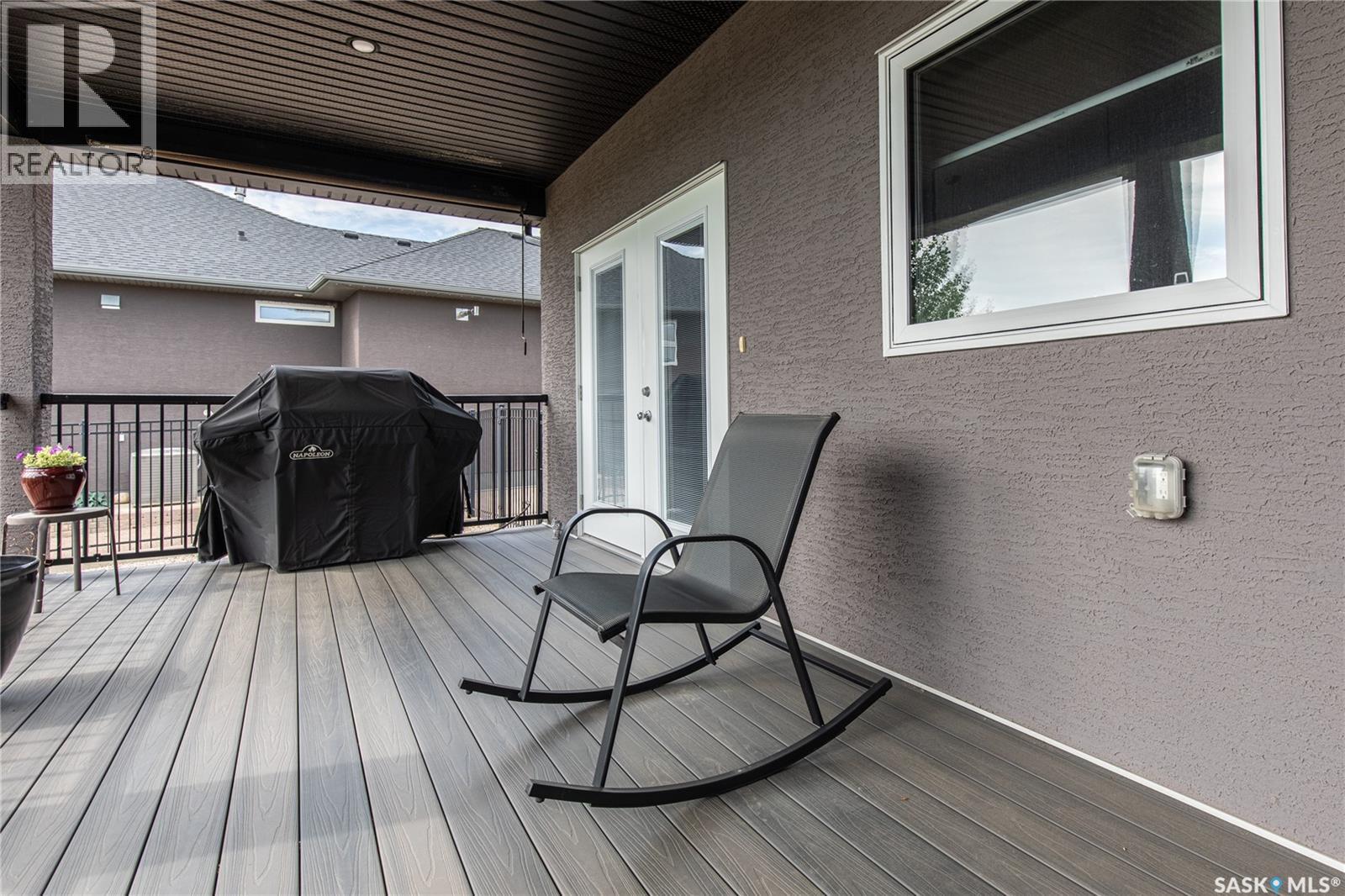 111 Iron Bridge Drive, Moose Jaw, SK - Outdoor With Deck Patio Veranda With Exterior