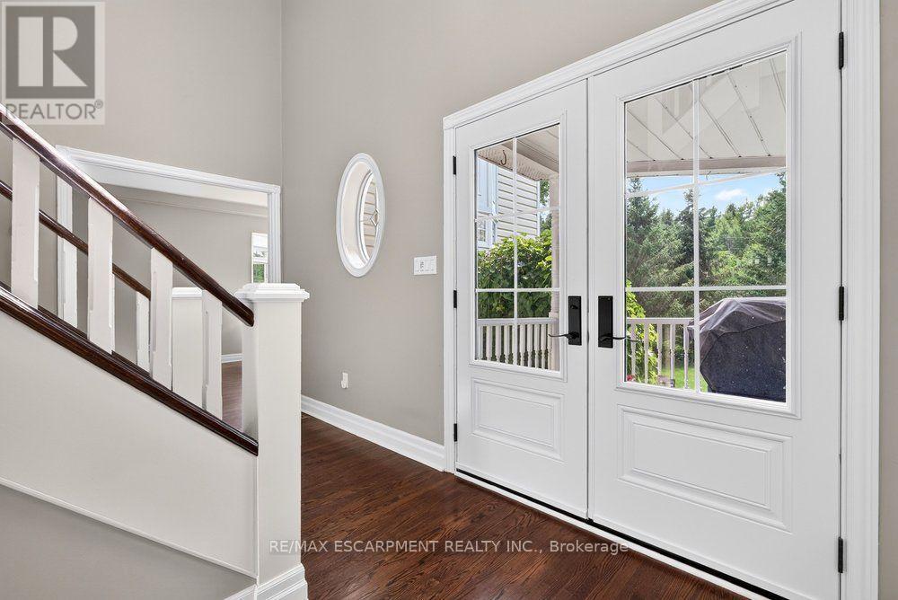 Double doors to the side deck - 110 Concession 11 Road E, Hamilton, ON - Indoor Photo Showing Other Room